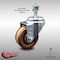 Service Caster 3 Inch SS High Temp Phenolic Wheel Swivel 1/2 Inch Threaded Stem Caster SCC SCC-SSTS20S314-PHSHT-121315 - alternate 1